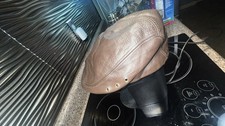 Ivy Hat Or Bucket at, Both Leather, New.