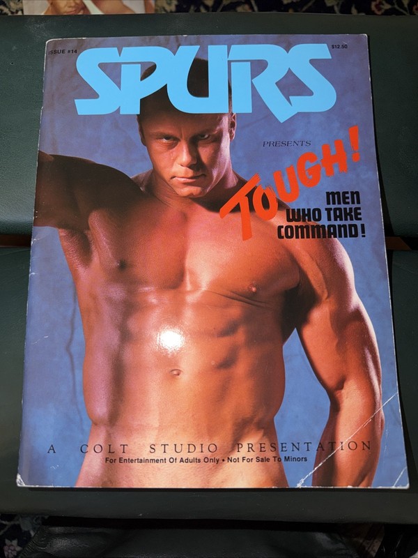 SPURS No 14 Tough Male Gay Interest Men Photos Magazine 1992 Colt Studio