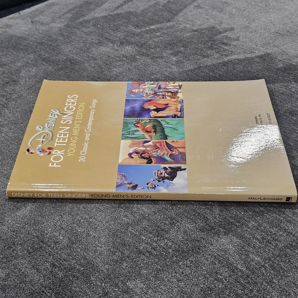 Livro vocal clássico contemporâneo edição masculina jovem cantores Disney para adolescentes - Imagem 4 de 4