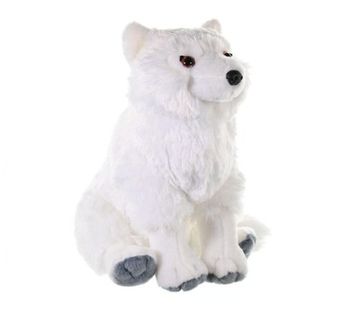 Wild Republic Cuddlekins Polarfuchs Stofftier, 30 cm, Neu, Plüschtier
