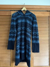 Women’s prAna Meryl Sweater Dress. hooded, long-sleeve Xlrg Chevron Pattern