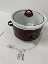 Crock-Pot 6qt Cook & Carry Slow Cooker - Programmable, 3 Settings, Red 