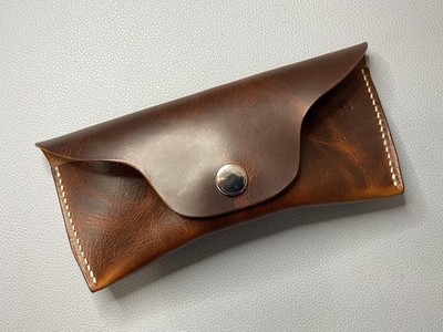 ''JULES WINNFIELD'' Brillen-/Sonnenbrillenetui VOLLNARBEN Badalassi LEDER-HANDMADE