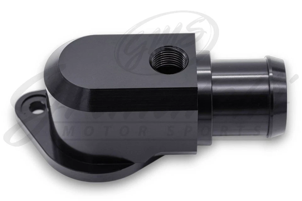 Carcasa y termostato Granatelli Motor Sports negro Billet para Jeep / Dodge 6,2 L Foto 2 de 4