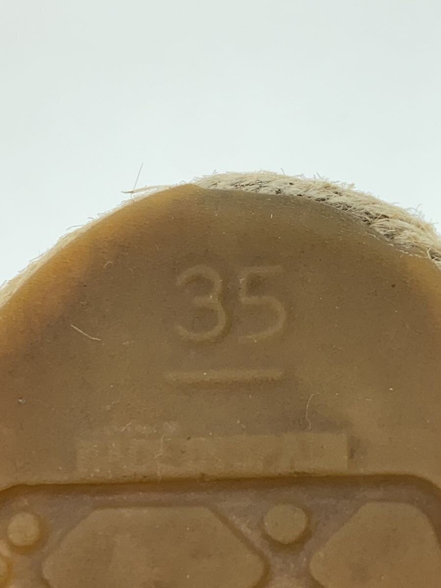 CHANEL Suede Espadrilles, Size 35, US 5, Beige, Women's thumbnail 6