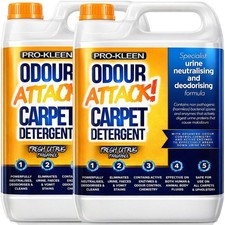 Pro-Kleen Odour Attack Carpet Urine Eliminator Cleaner Shampoo Stains Citrus 10L 4.00 per litre