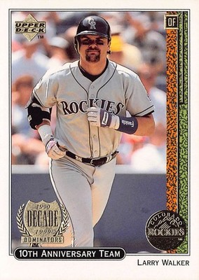 1999 Upper Deck #X29 Larry Walker 10th Anniversary Team