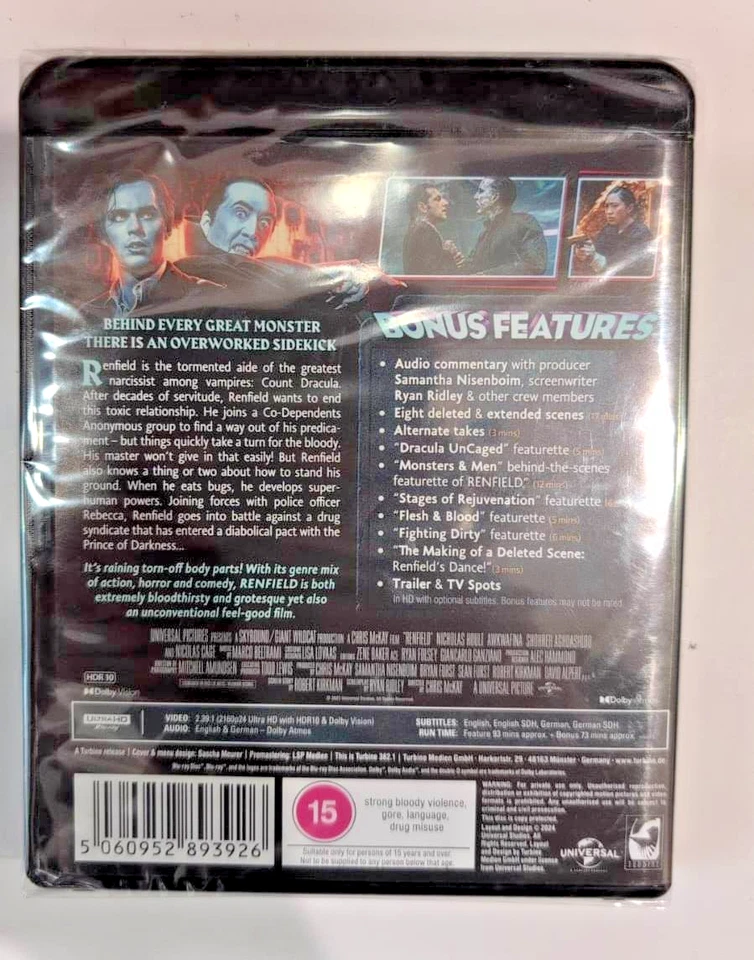 4K UHD BLU-RAY   RENFIELD    BRAND NEW SEALED UK STOCK - Image 2 of 2