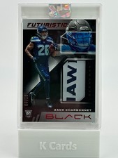 Zach Charbonnet [Ruby] #FUT-21 /10 – 2023 Panini Black Futuristic Patches Rookie