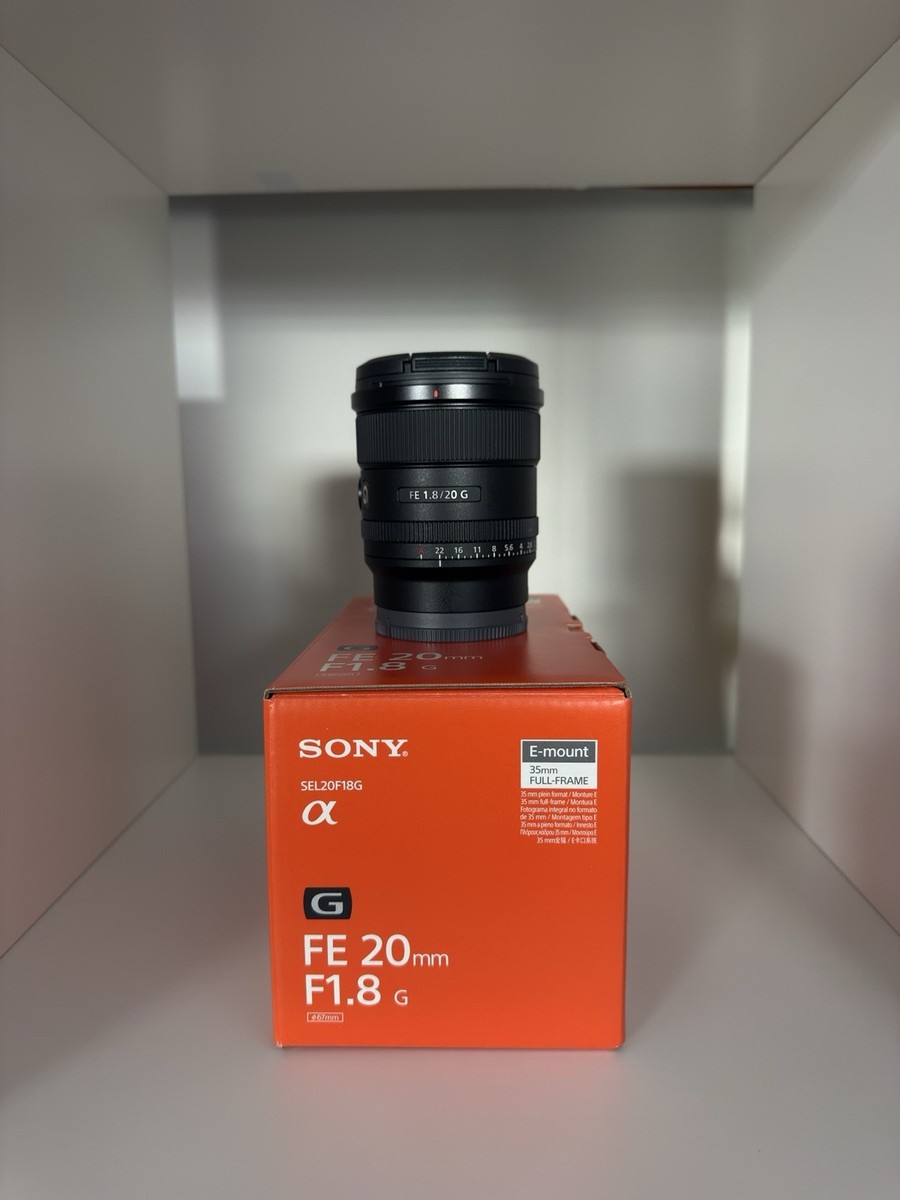 Sony FE 20mm f/1.8 G Lens - Black (SEL20F18G) for sale