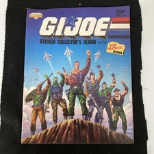 G.I. Joe Sticker Collector's Album * NO Secret Decoder 1986 Diamond Hasbro New