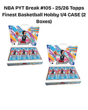 NBA PYT Break #105 - 25/26 Topps Finest Basketball Hobby 1/4 CASE (2 Boxes)