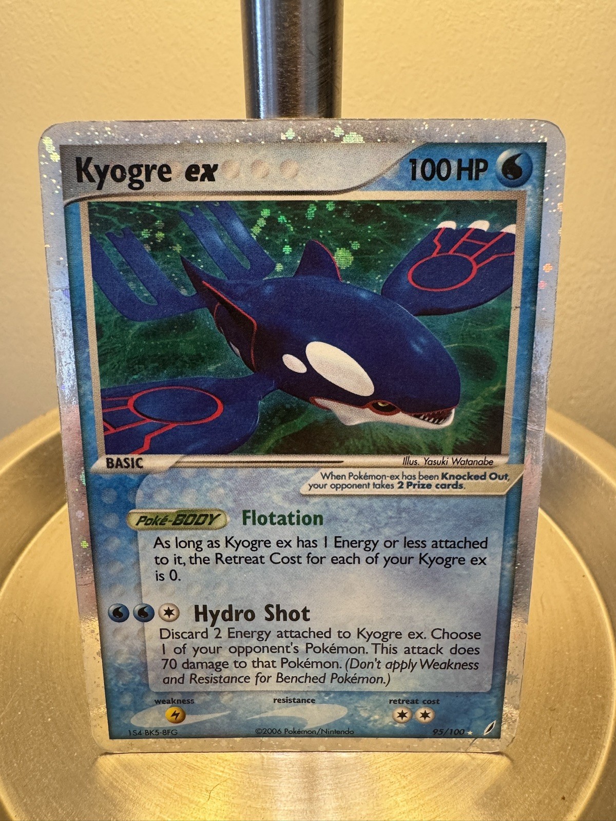 Kyogre ex 95/100 EX Crystal Guardians Ultra Rare Holo Pokemon TCG MP-HP