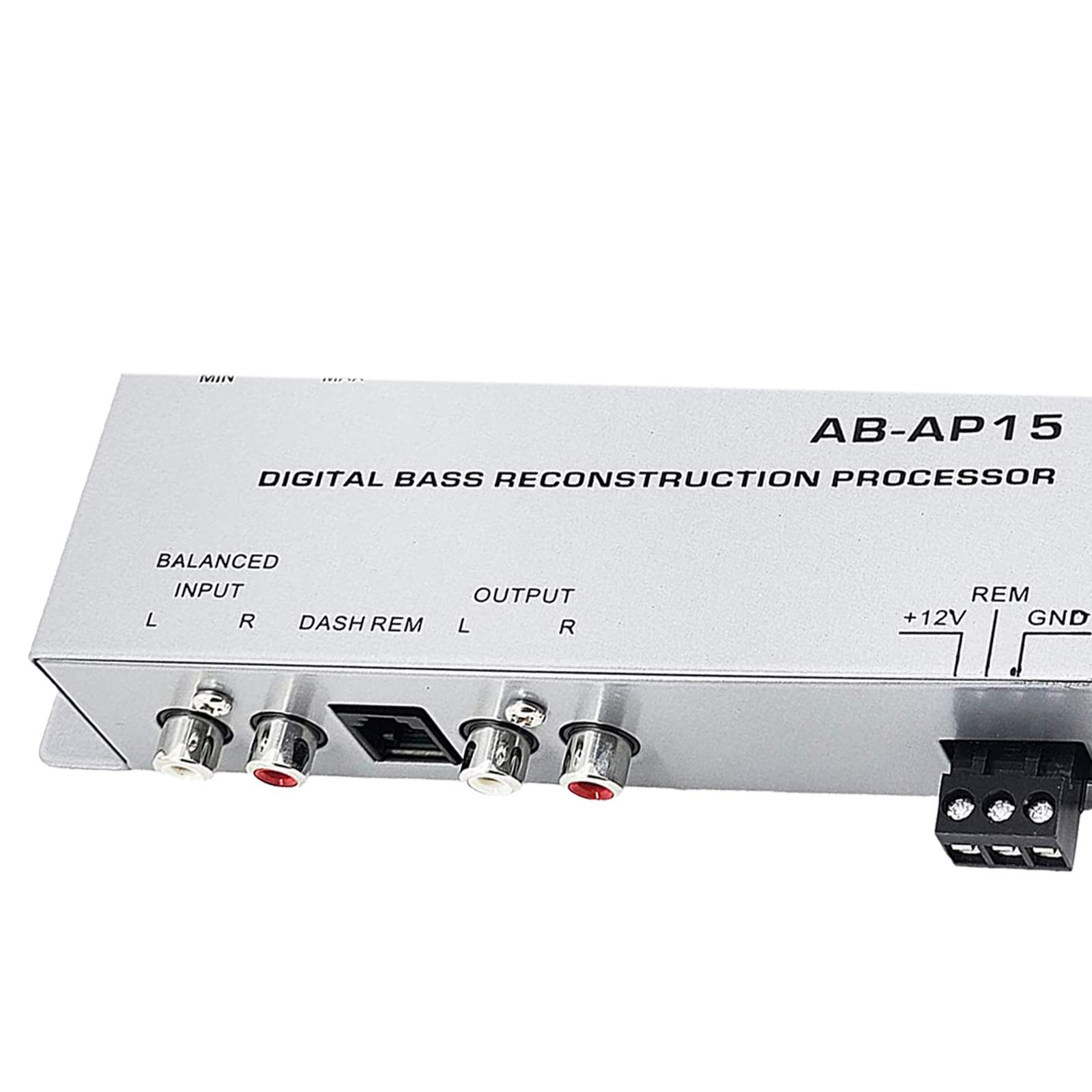 1/2 Din Car Audio Digital Bass Processor, Sound Restoration & Crossover for C...