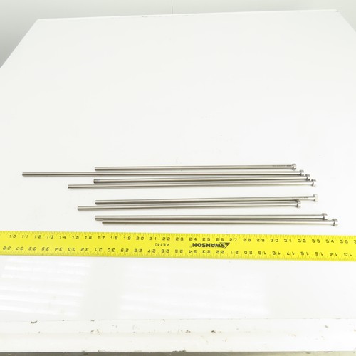 PCS DNP25T Tangent D-Head Ejector Pin Nitrided 3/8" Dia. Misc. Lengths Lot/8