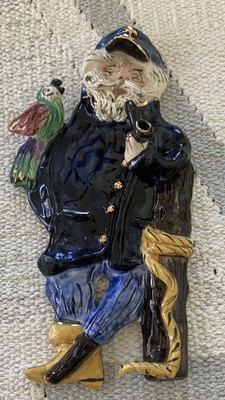 BLUE SKY CLAYWORKS Sea Captain Wall Plaque 10  Signed Heather Goldmine