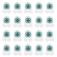 T5 Lamp Holder, 24pcs Non-shunted Light Socket G13 Base, White Green