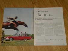 Magazine Ad - 1960 - Ford Thunderbird Two-pages - Action - 2