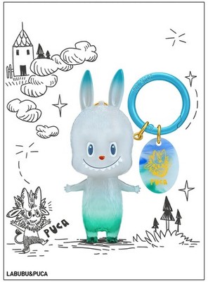  THE MONSTERS Labu bu 10th Anniversary Series Figure Keychain [ LABUBU&PUCA  ]