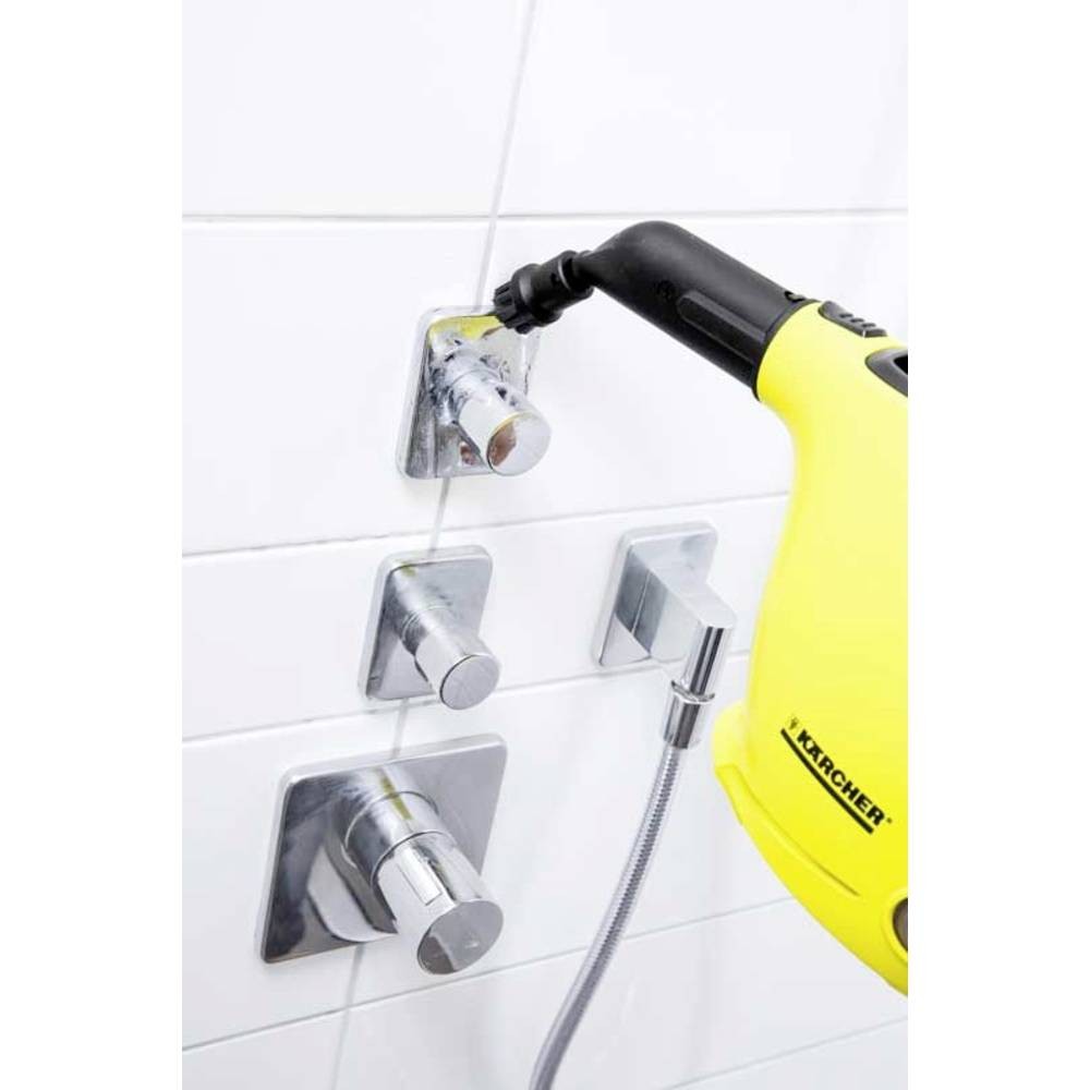 Set de brosses rondes Kärcher 2.863-264.0 Home & Garden en nylon noir et jaune