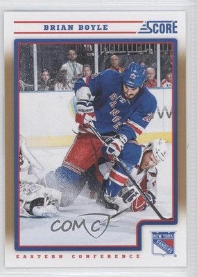 2012-13 Score Gold Rush Brian Boyle #323 0a4