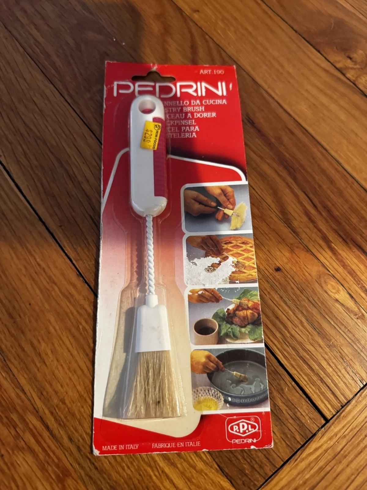 Vintage Pedrini Pastry Brush Italy Made New Sealed In Pack 80s/90s NOS
Opens in a new window or tab