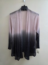 Davids Bridal Onyx Nite Ombre Open Sheer Cardigan 22W Mother Of Bride Wedding
