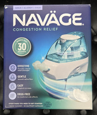  NEW NAVAGE Nasal Irrigation Congestion Relief w30 Capsules SDG-2  SEALED NIB