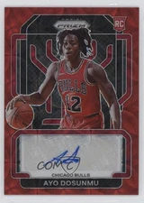 2021-22 Panini Prizm Rookie Signatures Choice Prizm Ayo Dosunmu #RS-AYO Auto RC