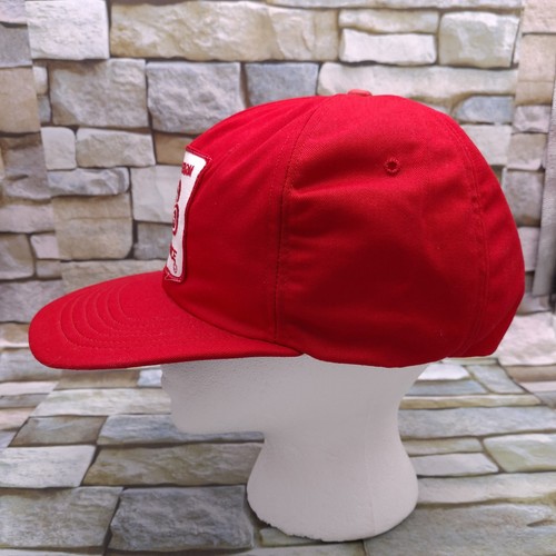 Vtg State Farm Insurance Trucker Hat White Red Patch Mesh Snapback Cap USA Made - Picture 4 of 8