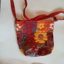 Sun ‘N’ Sand Accessories Floral Quilted Cotton Crossbody Bag Sundance Collection