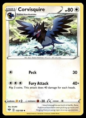 Pokemon TCG: Darkness Ablaze /189 Choose Pick Card Complete Your Set