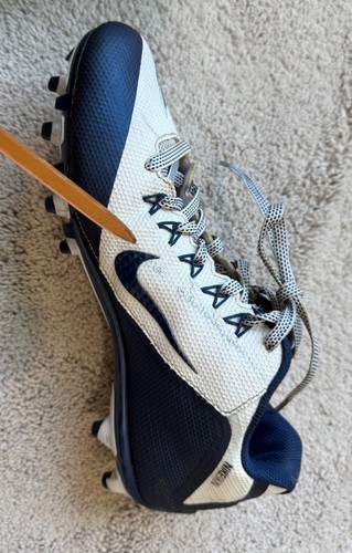 Nike Cleats Mens Size 10.5 Pro Football Blue / White Low Style 719930-144 - Picture 5 of 18
