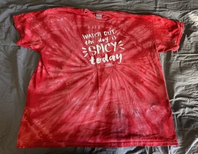 Dog Sport Training T-Shirt XL Tie Die Red - Terrier Agility Disc Herding