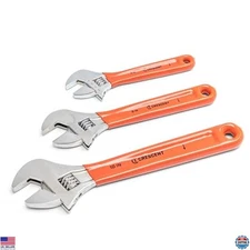3 Piece Adjustable Cushion Grip Wrench Set 6", 8", 10" - Versatile Tools