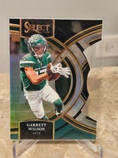 2023 SELECT PREMIER BLACK/GREEN PRIZM DIE-CUT GARRETT WILSON NEW YORK JETS #115