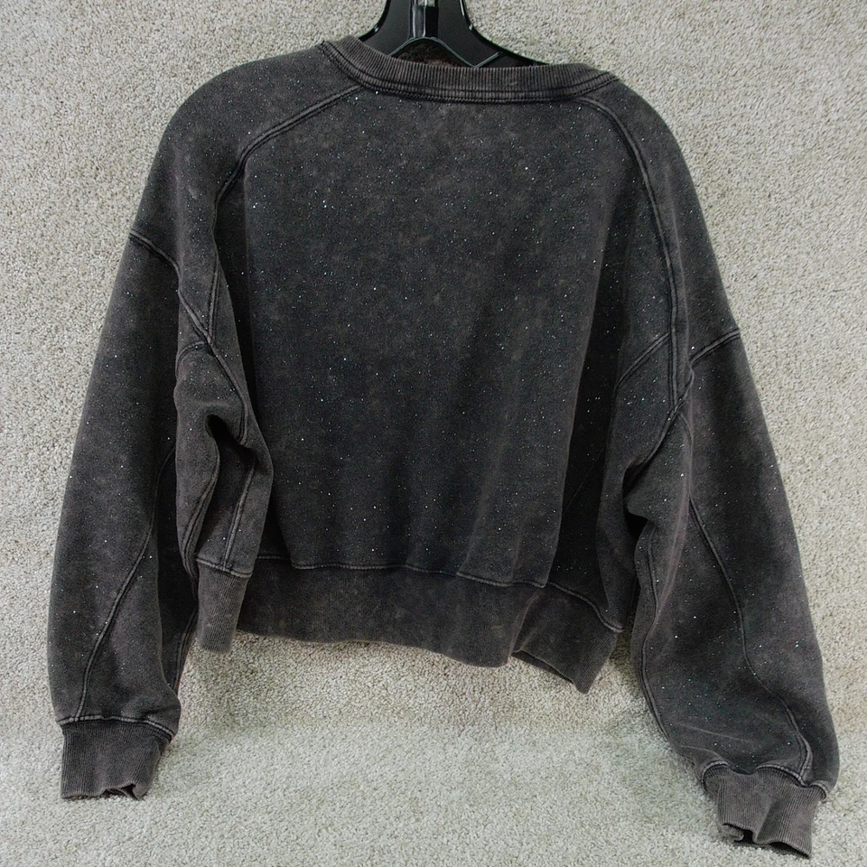 S.O. Cropped Sweatshirt Women’s Small Brown Pullover — Good Condition - Image 3 of 4