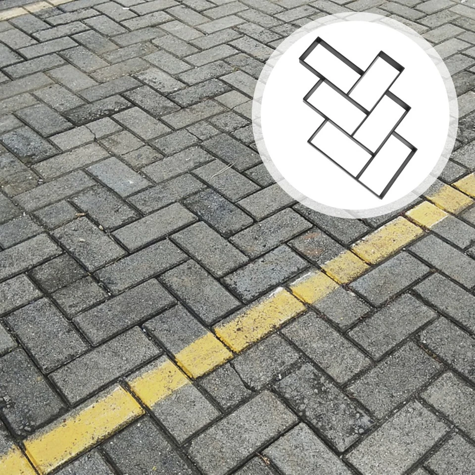 Pavimentadora de cemento adoquín hormigón patio hormigón escalones moldes Foto 4 de 4