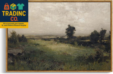 Framed Canvas Wall Art Vintage Decor, Framed Vintage Landscape Canvas Wall Art,