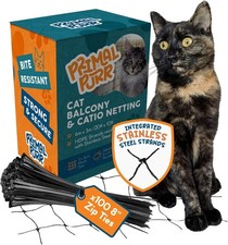 Steel Reinforced Cat Netting for Balcony - 10Ft X 20Ft - Cat Net for Catio Saf