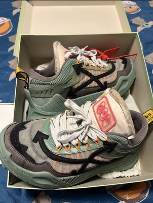 Off-White ODSY-1000 Men's Low Top Sneaker Yellow Purple Athletic Shoes