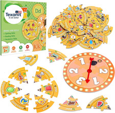 Alphabet Pizza Puzzles, 156 Common Sight Words 1 Number Puzzle, Learning Phonics