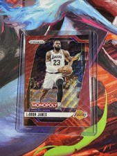2024 Panini Prizm Monopoly LeBron James Red Wave #43 Lakers (a)