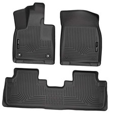 Fits 2016-19 Lexus RX350/RX450h Weatherbeater Front  2nd Seat Floor Mats Black