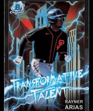 Rayner Arias 2023 Bowman Draft Transformative Talent #TT-12 San Francisco Giants