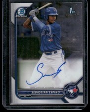 2022 Bowman Chrome #CPA-SE Sebastian Espino Prospect Autographs