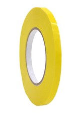 WOD Yellow Produce Poly Bag Sealing Tape, 1/2 inch Inch - Single,