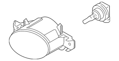 Genuine Nissan Fog Lamp Assembly 26150-8994A
