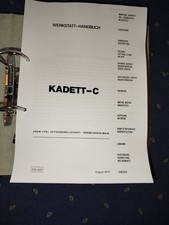 Opel Kadett C   Werkstatthandbuch  nur OHV