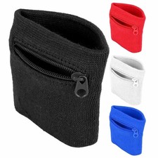Sport Wristband - Unisex Zipper Pocket Wallet for Keys Coins